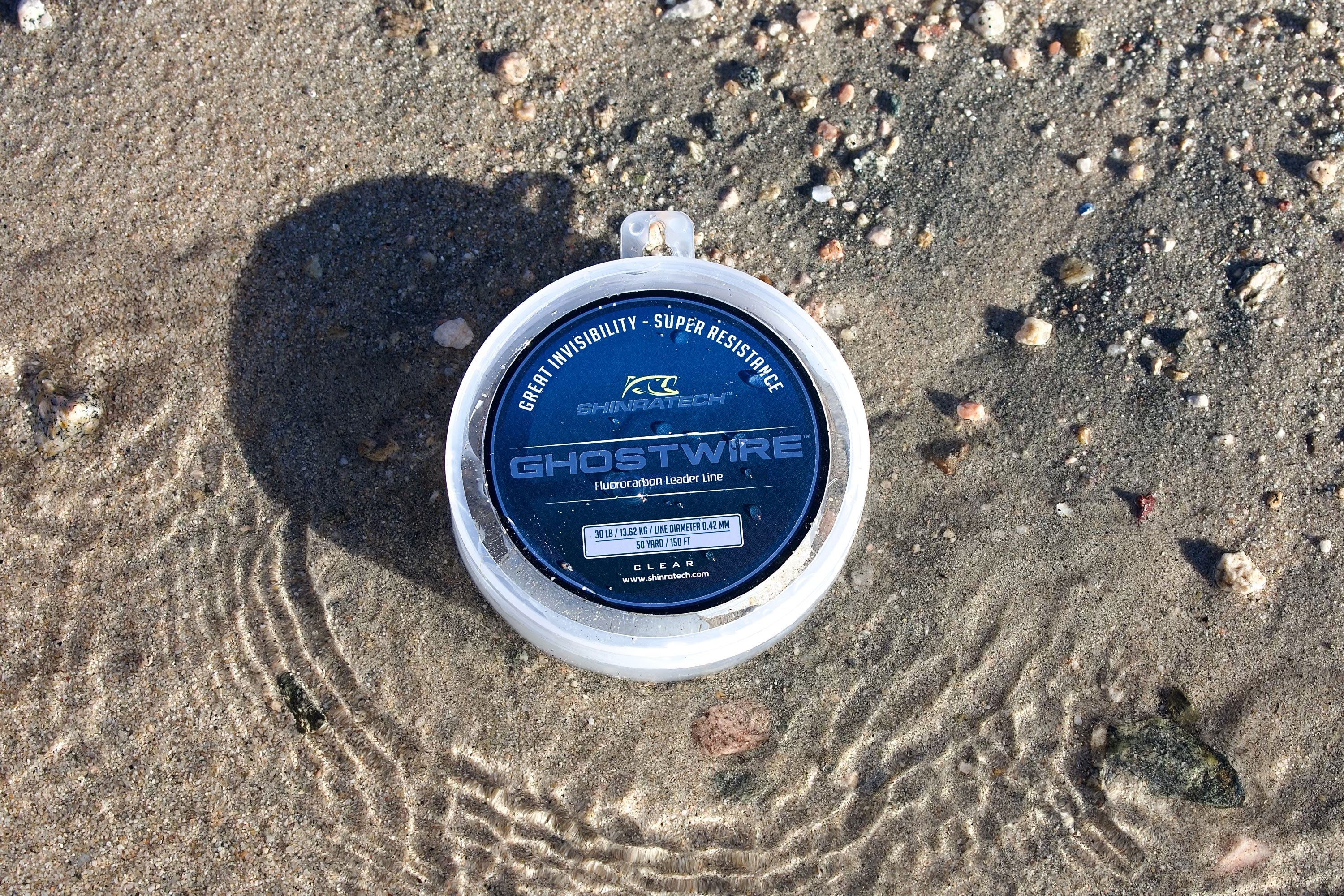 Shinratech Ghostwire Fluorocarbon Leader Line - 30lb 50yard spool