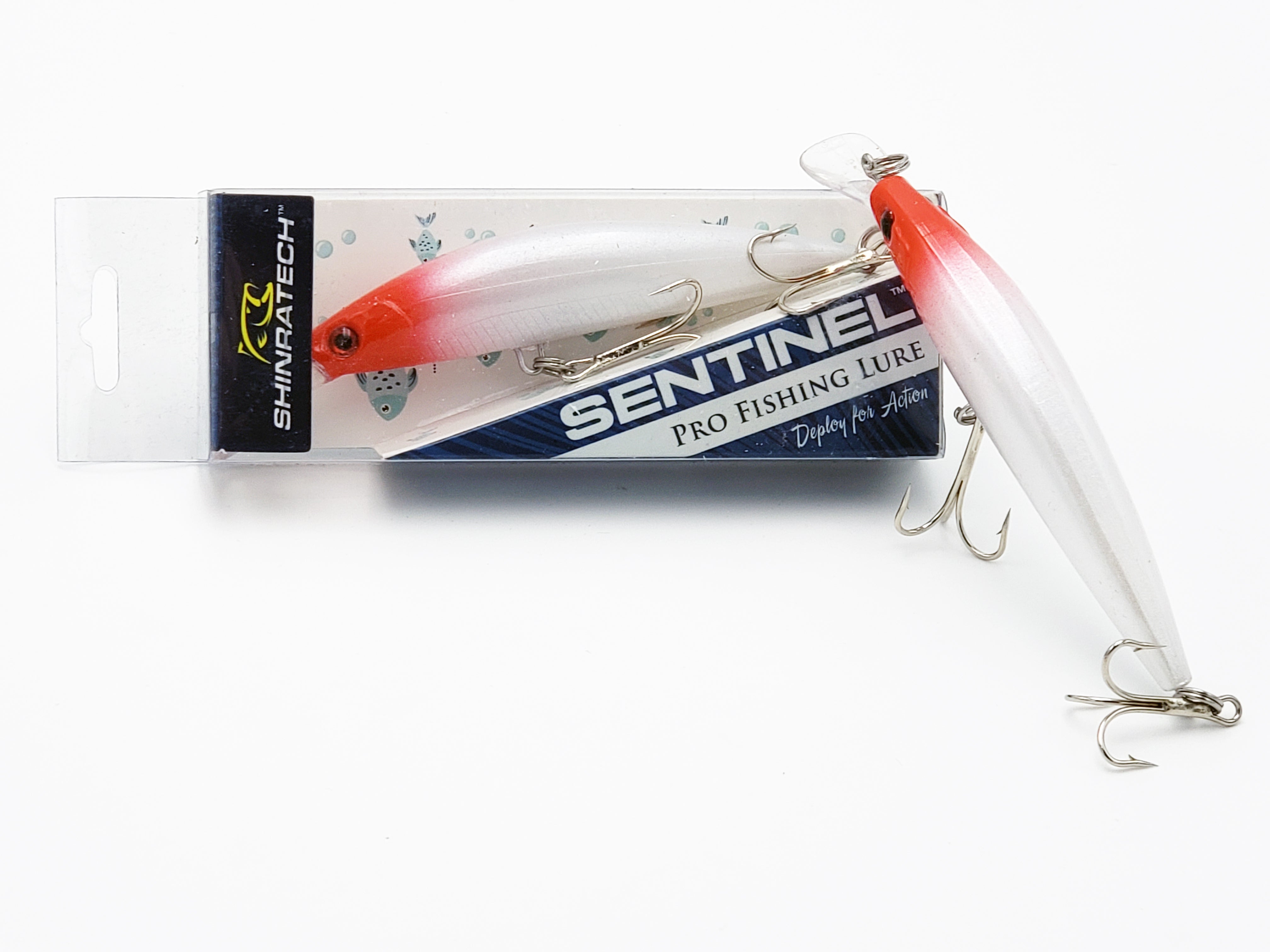 Sentinel Lure Dual Hook - Red White