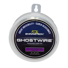 Load image into Gallery viewer, Shinratech Ghostwire Fluorocarbon Leader Line - 25lb 50yard spool
